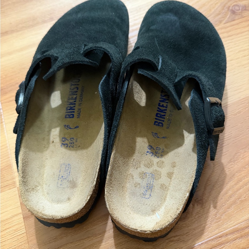Birkenstock Suede Clogs - Picture 2 of 4
